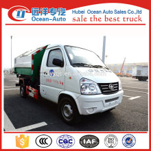 new style mini hook lift garbage truck with garbage box